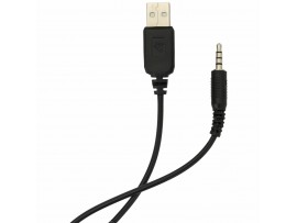 WHITE SHARK slušalke+mikrofon črne RGB 2x3,5mm + USB gaming GH-2342 FIREFLY