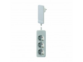 Bachmann podaljšek s ploščatim vtikačem 3x220V 1,5m FLAT PLUG bel 933.007 Bachmann podaljšek s ploščatim vtikačem 3x220V 1,5m FLAT PLUG bel 933.007