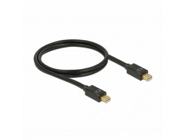 Delock kabel DisplayPort mini - DisplayPort mini 0,5m 4K črn 83472