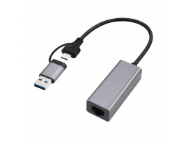 Cablexpert pretvornik USB 3.1 TipA/TipC Mrežni UTP Giga A-USB3AC-LAN-01 Cablexpert pretvornik USB 3.1 TipA/TipC Mrežni UTP Giga A-USB3AC-LAN-01