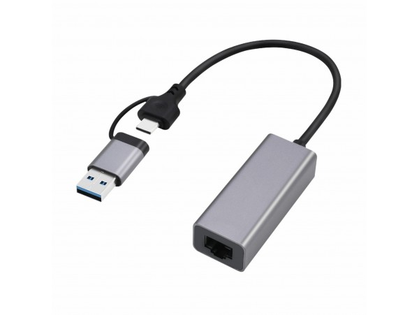 Cablexpert pretvornik USB 3.1 TipA/TipC Mrežni UTP Giga A-USB3AC-LAN-01