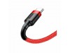 Baseus kabel USB A-C 1m 3A Cafule rdeč CATKLF-B09