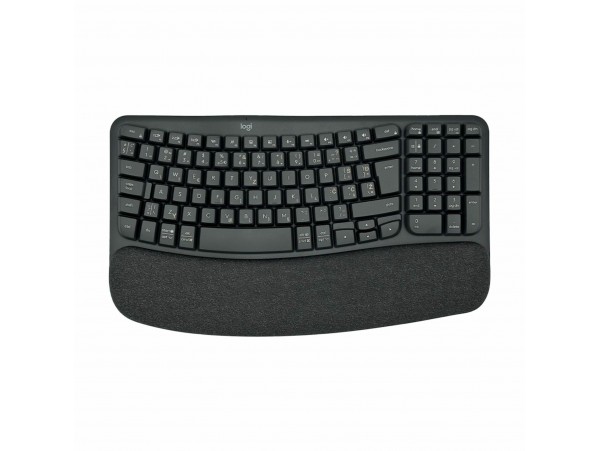 Logitech tipkovnica Wave Keys SLO brezžična, Bluetooth grafitna 920-012304