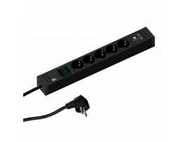 Bachmann razdelilec rack 5x250V Connect Line 2x USB A 2m