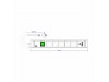 Bachmann razdelilec rack 5x250V Connect Line 2x USB A 2m