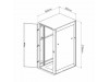 Triton kabinet 45U 2105 800x800 siv N8 sestavljen
