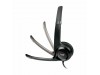 Logitech slušalke+mikrofon H390 črne 981-000406