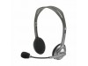 Logitech slušalke+mikrofon H110 sive 981-000271