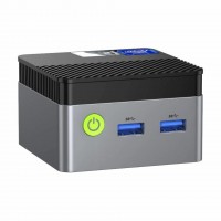 GMKtec računalnik mini PC G5 Intel N97 12GB RAM DDR5 256GB črn NucBox