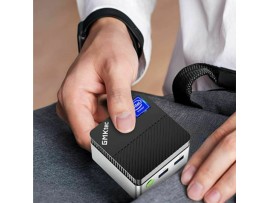 GMKtec računalnik mini PC G5 Intel N97 12GB RAM DDR5 256GB črn NucBox