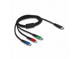 Delock kabel USB TipC 3v1 Lightning/TipC /Mikro 1m 86596 Delock kabel USB TipC 3v1 Lightning/TipC /Mikro 1m 86596