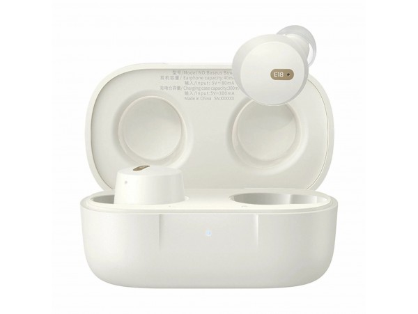 Baseus slušalke Bowie E18 bele bluetooth