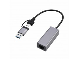 Cablexpert pretvornik USB 3.1 TipA/TipC Mrežni UTP 2.5G A-USB3AC-LAN2G-01 Cablexpert pretvornik USB 3.1 TipA/TipC Mrežni UTP 2.5G A-USB3AC-LAN2G-01