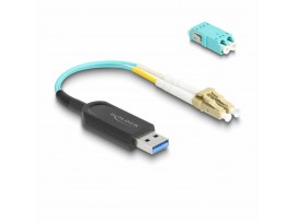 Delock line extender USB set optični LC duplex do 100m 66466