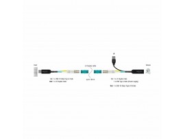 Delock line extender USB set optični LC duplex do 100m 66466
