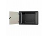 Triton kabinet zidni  6U 370 600x400 črn sestavljen