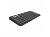 Logitech tipkovnica K380s SLO brezžična Pebble Keys 2 temno siva 920-011851