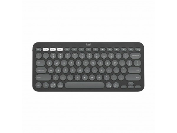 Logitech tipkovnica K380s SLO brezžična Pebble Keys 2 temno siva 920-011851