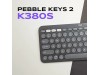 Logitech tipkovnica K380s SLO brezžična Pebble Keys 2 temno siva 920-011851