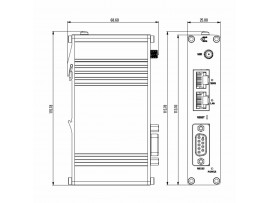 Teltonika usmerjevalnik WiFi4 RS232 DIN RUT142