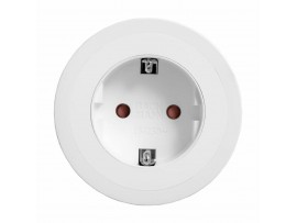 Bachmann PIX vgradna vtičnica 1x220V bel bela 2m 926.301