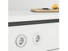 Bachmann PIX vgradna vtičnica 1x220V bel bela 2m 926.301