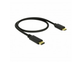 Delock kabel USB 2.0 TipC - TipB Mikro 0,5m črn 83333