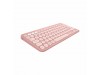 Logitech tipkovnica K380s SLO brezžična Pebble Keys 2 roza 920-011853