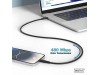 Digitus kabel USB C-C 2m 60W črn silikonski AK-300341-020-S