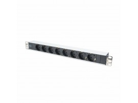 Digitus razdelilec rack 8x220V ALU črno/siv DN-95401
