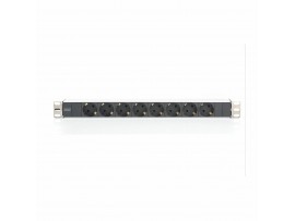 Digitus razdelilec rack 8x220V ALU črno/siv DN-95401