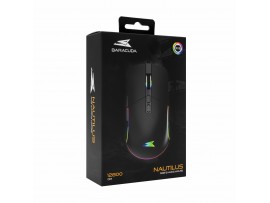 BARACUDA miška črna BGM-011 NAUTILUS RGB Gaming