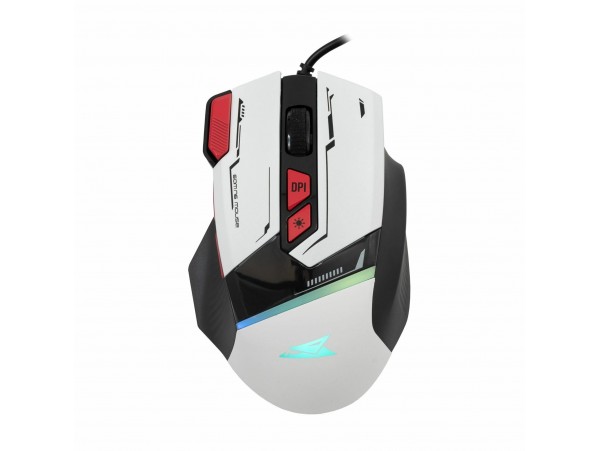 BARACUDA miška bela BGM-042 MANTA-W Gaming