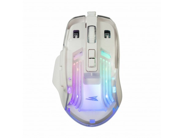 BARACUDA miška bela BGM-062 ANGLERFISH-W Gaming