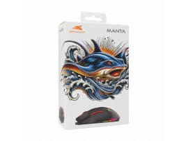 BARACUDA miška črna BGM-041 MANTA-B Gaming