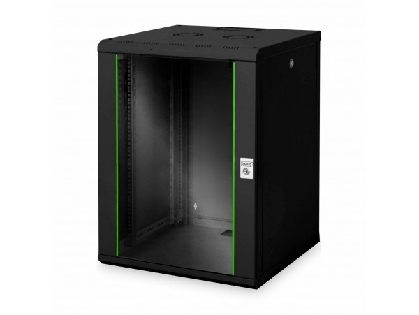 Digitus zidni kabinet 16U 820 600x600 črn sestavljen DN-19 16U-6/6-SW
