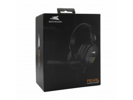 BARACUDA slušalke+mikrofon črne gaming BGH-011 PEARL