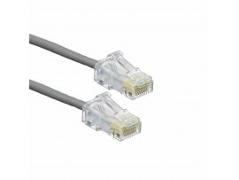 Leviton patch UTP CAT.6 1,5m siv 3,8mm HighFlex P24 6H4P0-05S