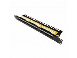 Leviton panel CAT.6+ UTP 24-port flat 69586-024