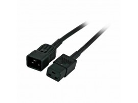 EFB napajalni kabel 220V podaljšek 2,5m C19-C20 črn