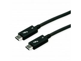 Roline kabel Thunderbolt 4 2m 40 Giga 100W 8K 60Hz črn Roline kabel Thunderbolt 4 2m 40 Giga 100W 8K 60Hz črn
