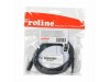 Roline kabel Thunderbolt 4 2m 40 Giga 100W 8K 60Hz črn