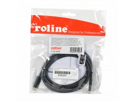 Roline kabel Thunderbolt 4 2m 40 Giga 100W 8K 60Hz črn