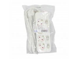 Value razdelilec  4x220V s stikali 1,5m 19.99.0940-20