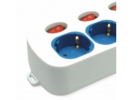 Roline razdelilec  3x220V s stikali 2xUSB TipA-C 1,5m 19.07.2344-20
