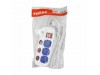 Roline razdelilec  3x220V s stikali 2xUSB TipA-C 1,5m 19.07.2344-20