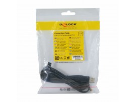 Delock kabel USB 2.0 TipA - 5pin 1,5m bakren/transparent 95986