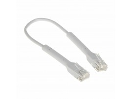 Ubiquiti patch UTP CAT.6 0,10m bel upogljiv