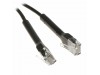 Ubiquiti patch UTP CAT.6 0,30m črn upogljiv