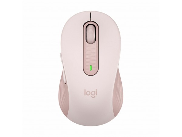 Logitech miška M650 Signature velikost M brezžična Bluetooth roza 910-006254